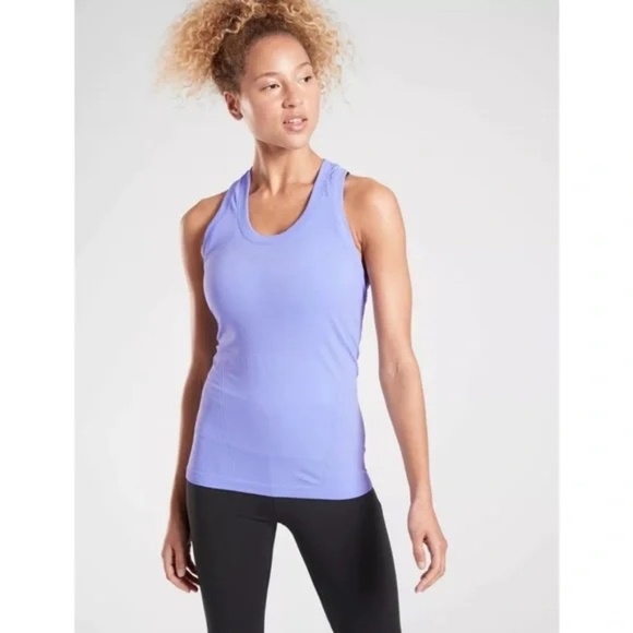 ATHLETA MOMENTUM SEAMLESS TANK, SIZE SMALL, LILAC PURPLE - Picture 1 of 5